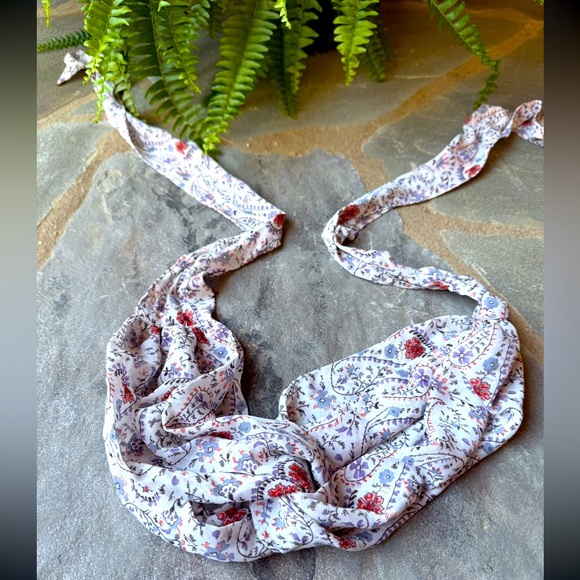 New?Anthropologie-Floral Hair Scarf